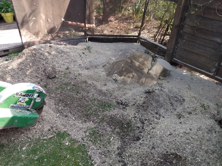 One of our Narrow Access machines For all your stump grinding needs, big or small - just give us a call :-)