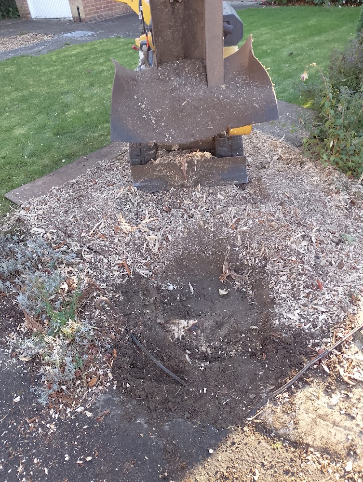 Another little accurate grinding job today - Cambridge For all your stump grinding needs, big or small - just give us a call :-)