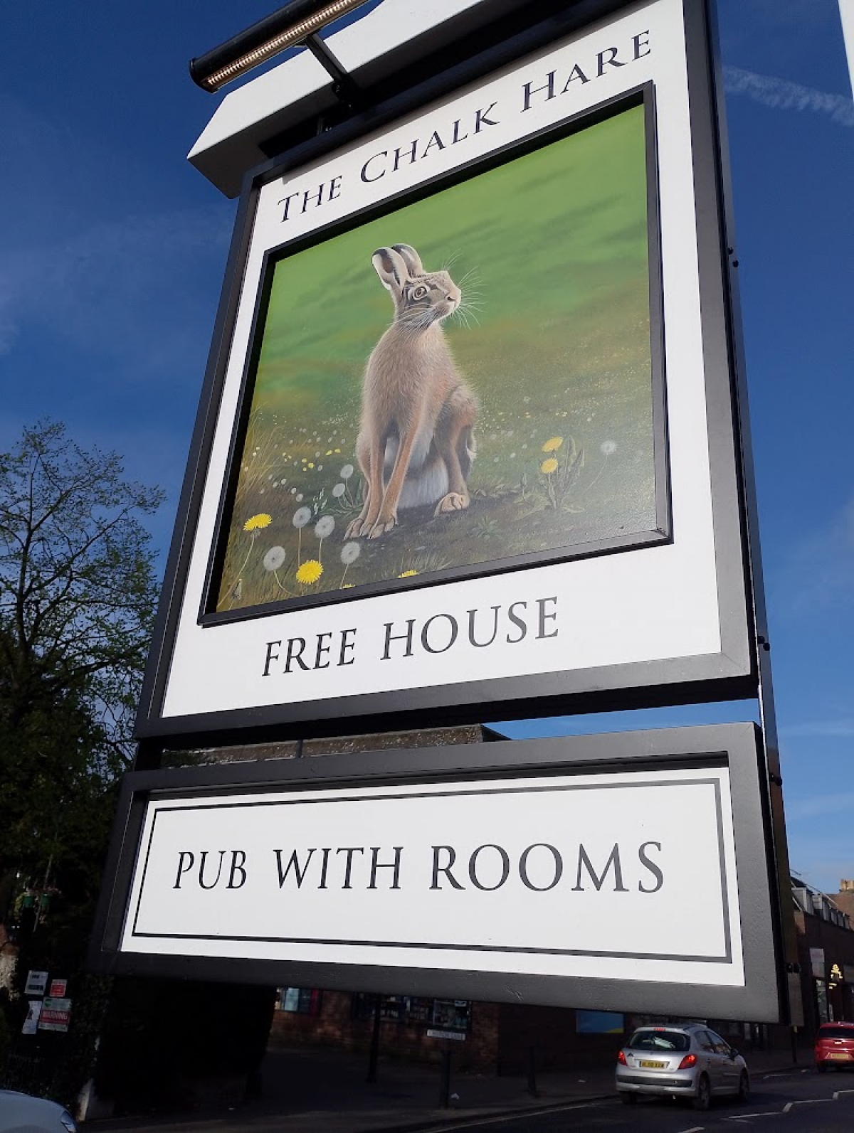 The Chalk Hare, Royston. For all your stump grinding needs, big or small. Just give us a call, we grind them all. :-)