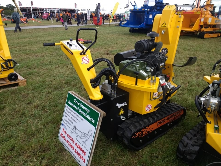 New Stump Grinding Machine APF Forestry Show
