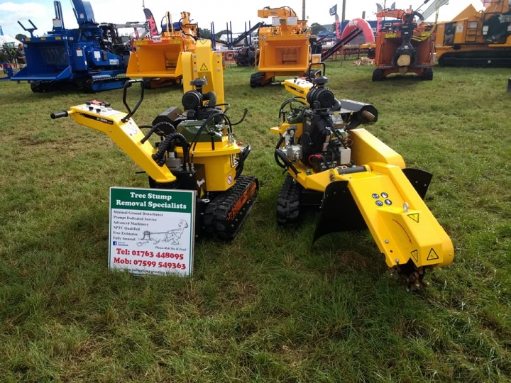 New Stump Grinding Machine APF Forestry Show
