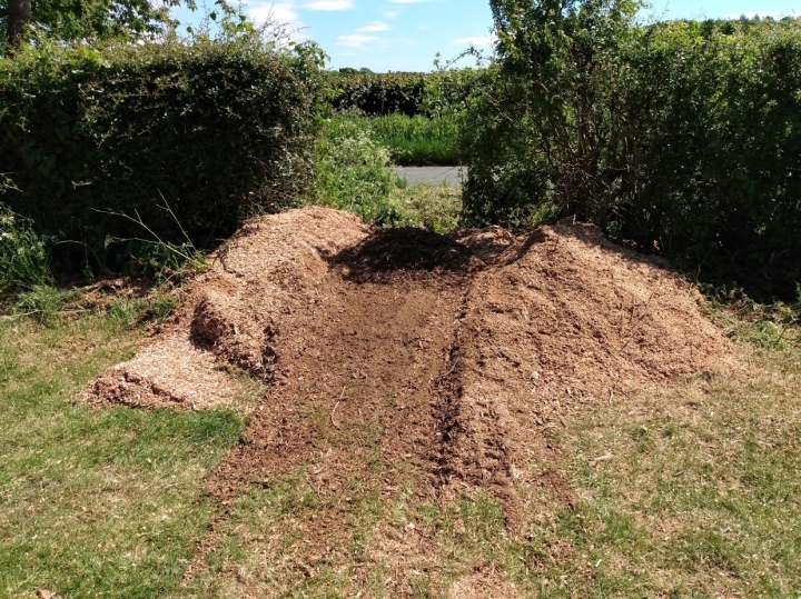 Before & After For all your stump grinding needs, big or small - just give us a call :-)
