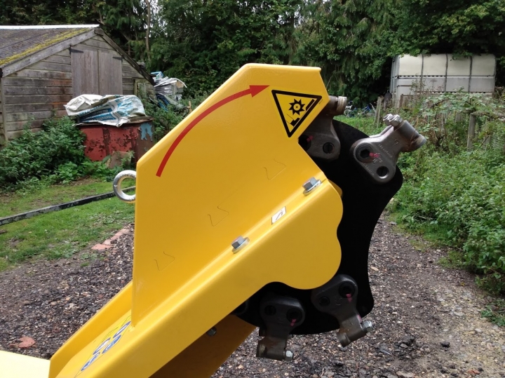 New stump grinding machine arrived today Jo Beau Pro Grinder B37 110