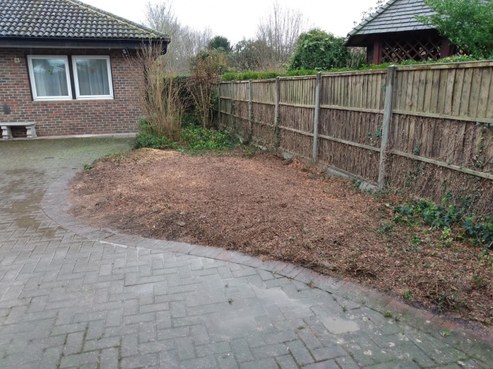 Before & After For all your stump grinding needs, big or small - just give us a call :-)