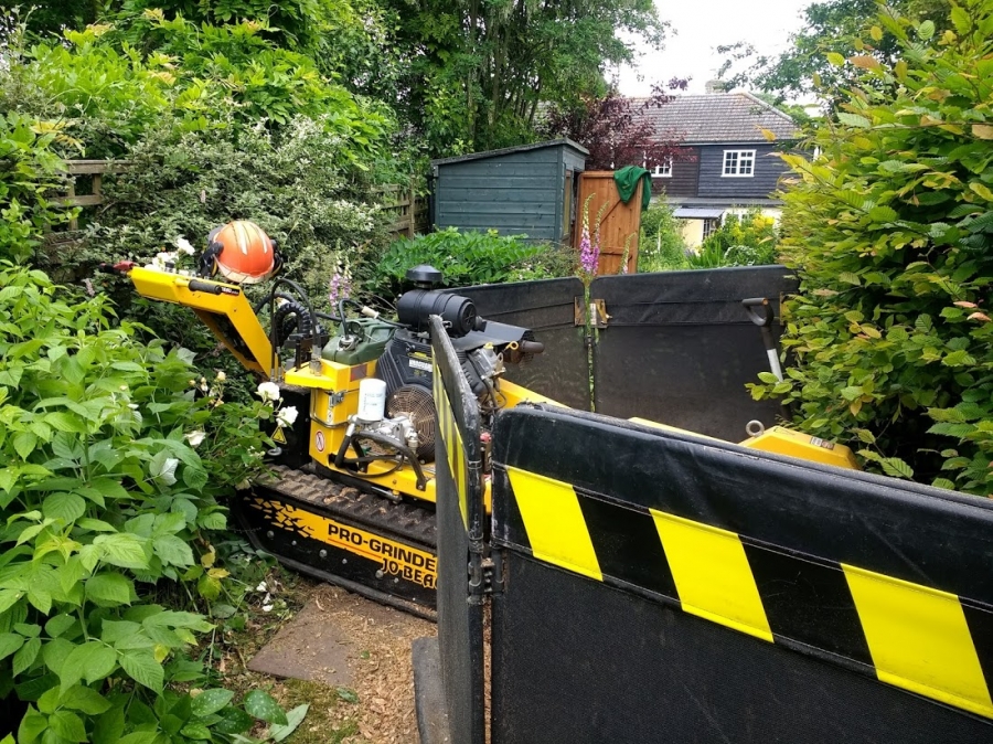 Our Work - Herts Stump Grinding and Removal -  The Tree Stump Removal Company
