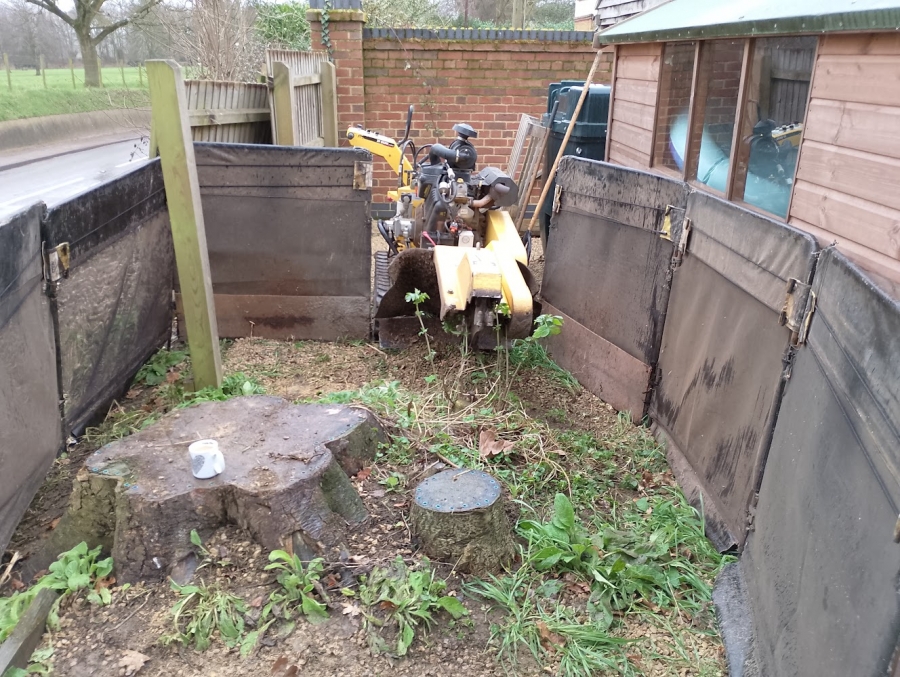 Our Work - Herts Stump Grinding and Removal -  The Tree Stump Removal Company