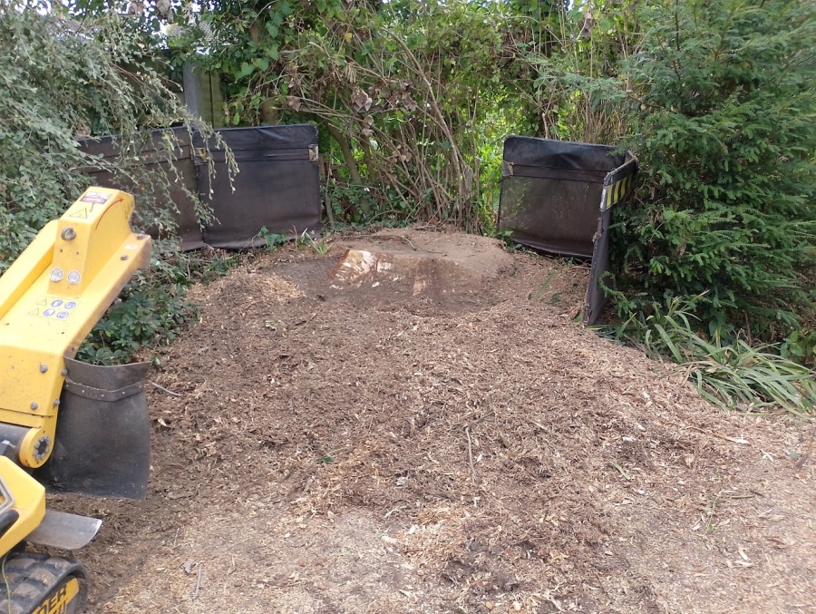 Our Work - Herts Stump Grinding and Removal -  The Tree Stump Removal Company