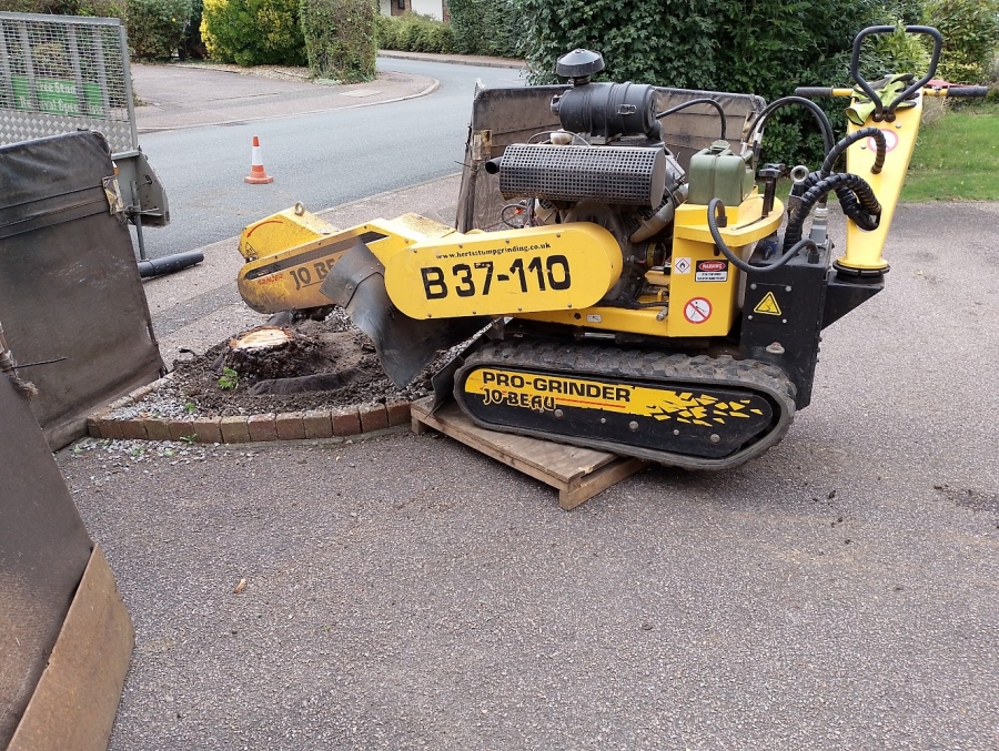 Our Work - Herts Stump Grinding and Removal -  The Tree Stump Removal Company