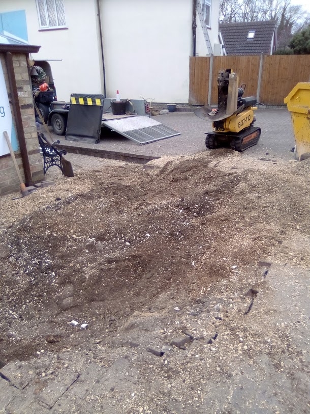 Before and After Stump Removal - Herts Stump Grinding and Removal -  The Tree Stump Removal Company