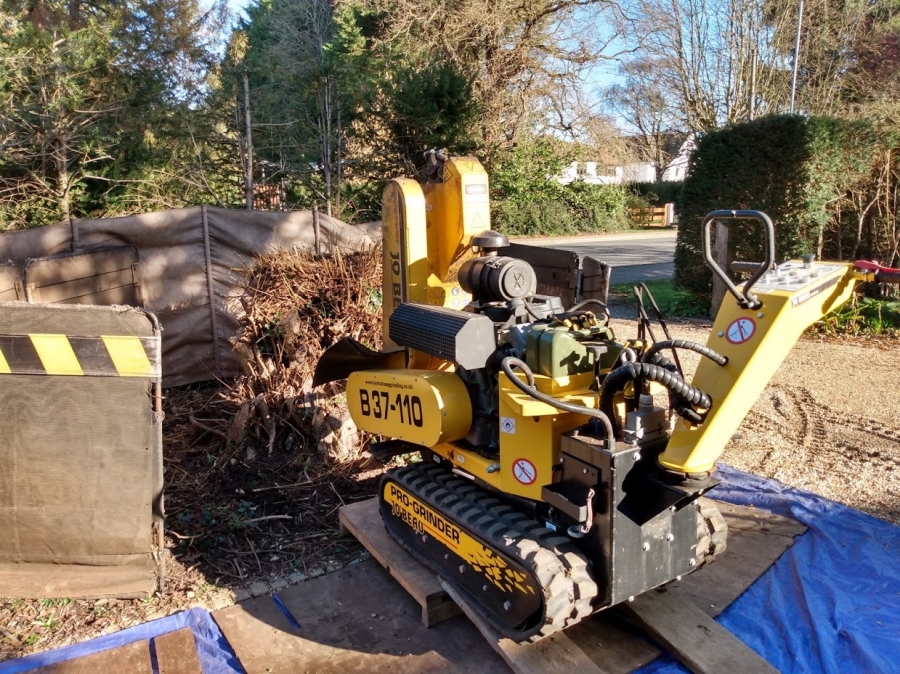 Before and After Stump Removal - Herts Stump Grinding and Removal -  The Tree Stump Removal Company