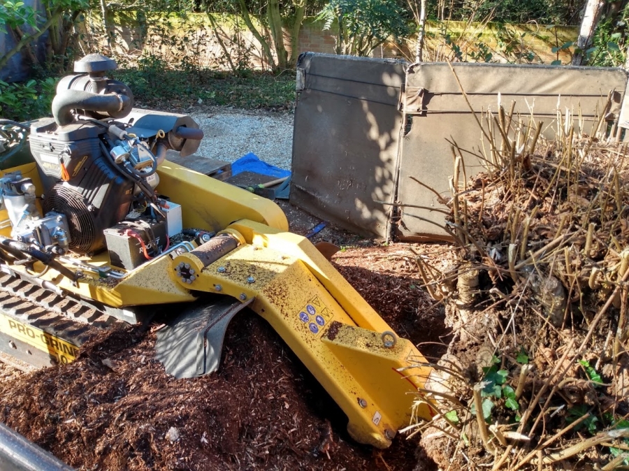 Before and After Stump Removal - Herts Stump Grinding and Removal -  The Tree Stump Removal Company