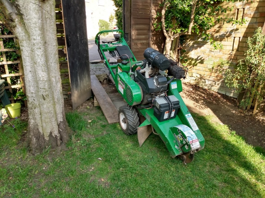 Before and After Stump Removal - Herts Stump Grinding and Removal -  The Tree Stump Removal Company