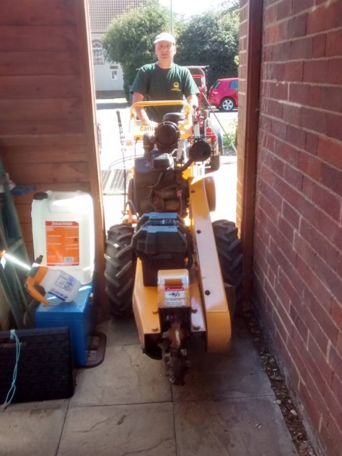 Narrow Access Stump Removal - Herts Stump Grinding and Removal -  The Tree Stump Removal Company