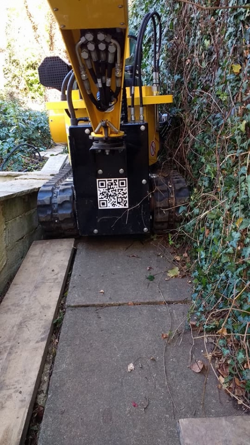 Narrow Access Stump Removal - Herts Stump Grinding and Removal -  The Tree Stump Removal Company