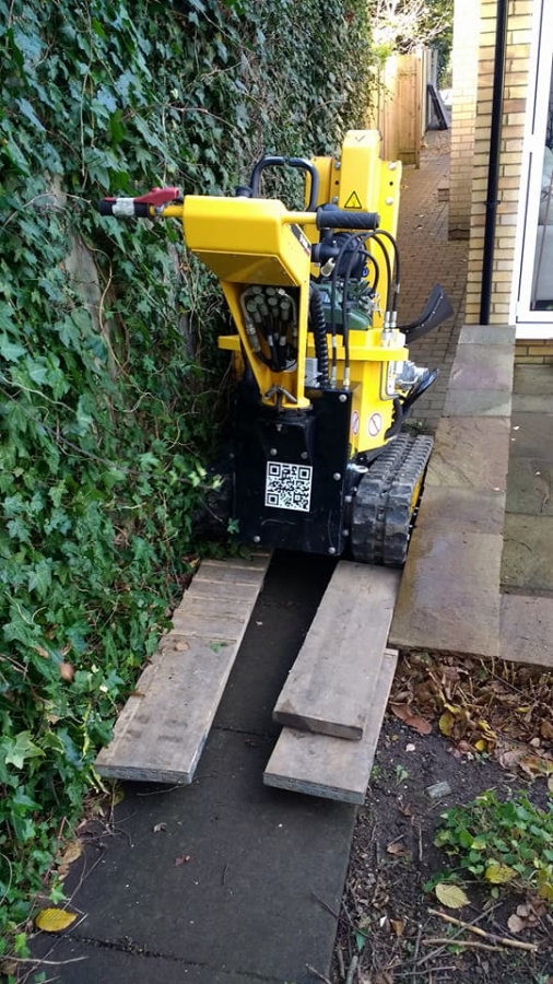 Narrow Access Stump Removal - Herts Stump Grinding and Removal -  The Tree Stump Removal Company