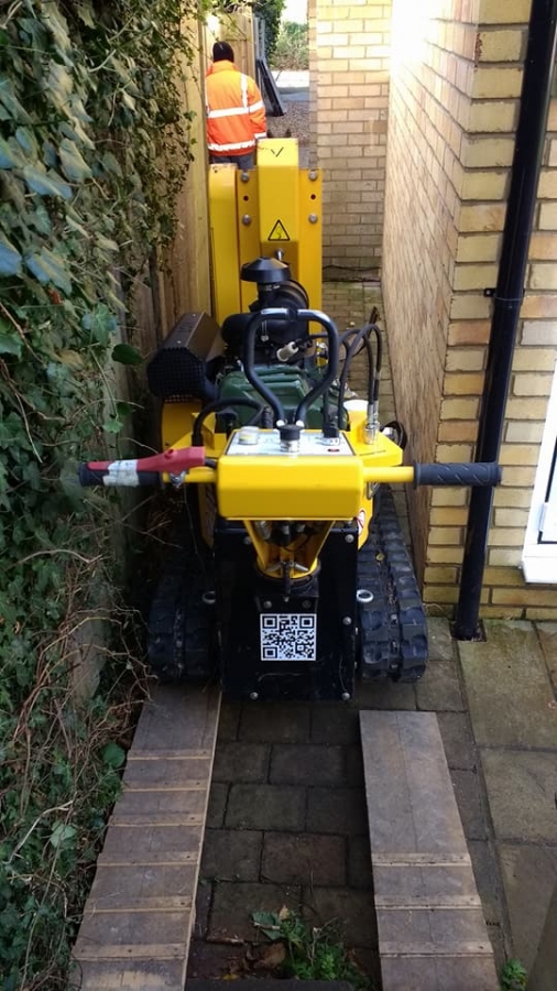 Narrow Access Stump Removal - Herts Stump Grinding and Removal -  The Tree Stump Removal Company