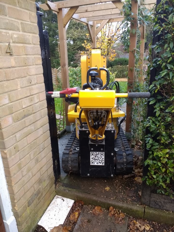 Narrow Access Stump Removal - Herts Stump Grinding and Removal -  The Tree Stump Removal Company