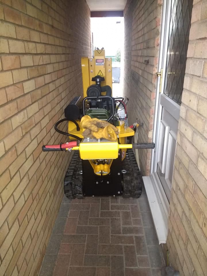 Narrow Access Stump Removal - Herts Stump Grinding and Removal -  The Tree Stump Removal Company