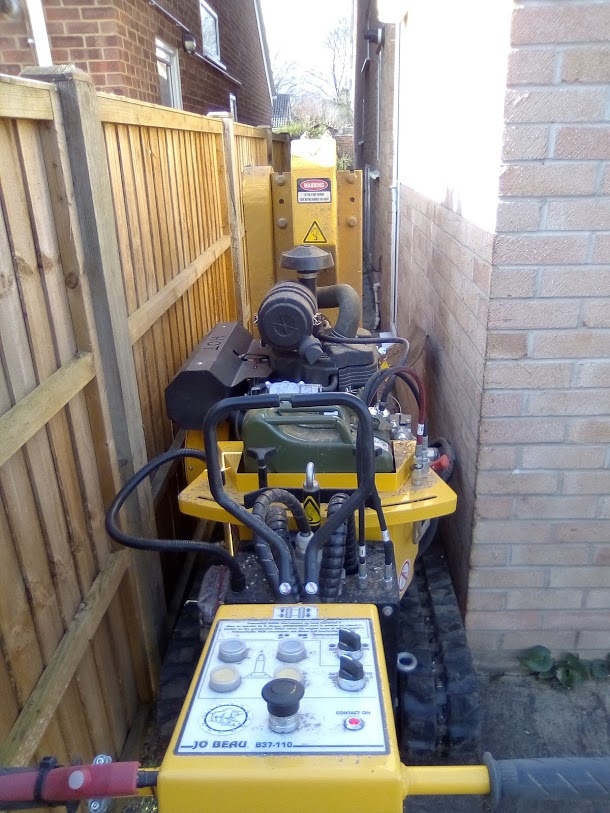 Narrow Access Stump Removal - Herts Stump Grinding and Removal -  The Tree Stump Removal Company